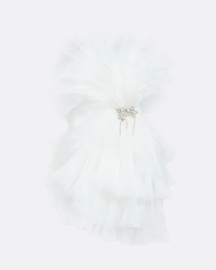 Tissy Ivory Short Dress Ivory Women Bridal Safiyaa