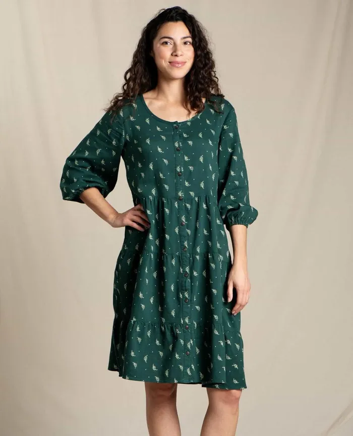 ToadandCo Dresses Manzana Tiered Long Sleeve Dress Starshine Print 8211 Women039s