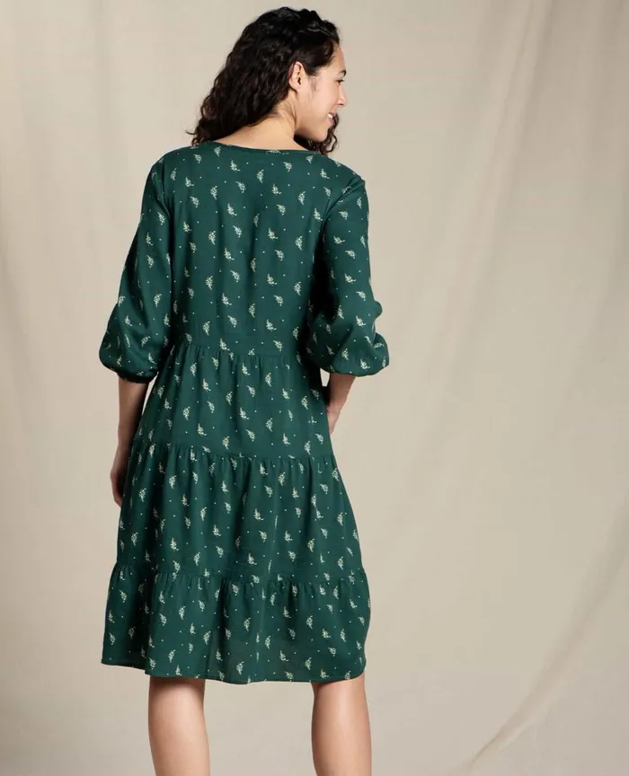 ToadandCo Dresses Manzana Tiered Long Sleeve Dress Starshine Print 8211 Women039s