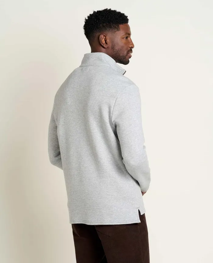ToadandCo Jackets and Layers Moonwake 14 Zip Pullover Heather Grey 8211 Men039s