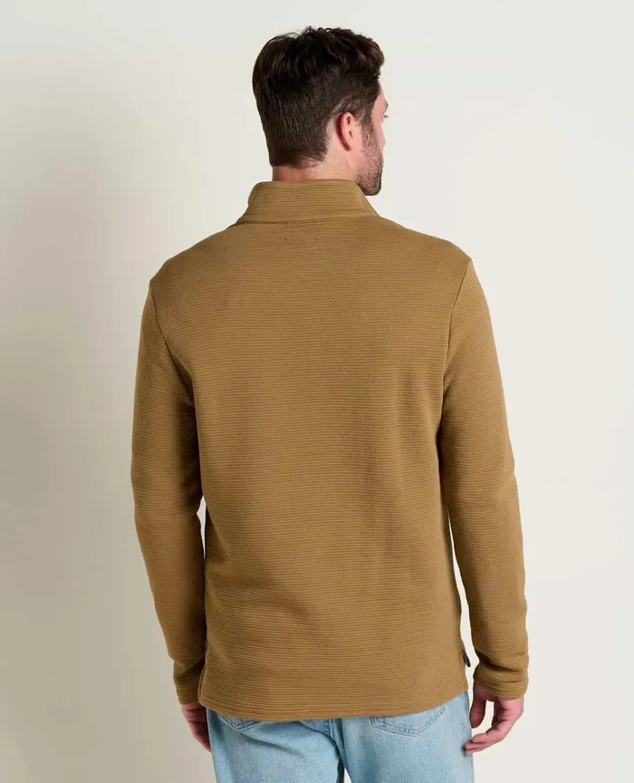 ToadandCo Jackets and Layers Moonwake 14 Zip Pullover Honey Brown 8211 Men039s