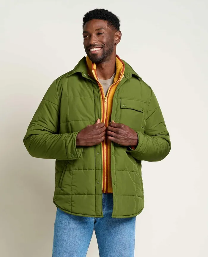 ToadandCo Jackets and Layers Spruce Wood Shirt Jacket Chive 8211 Men039s