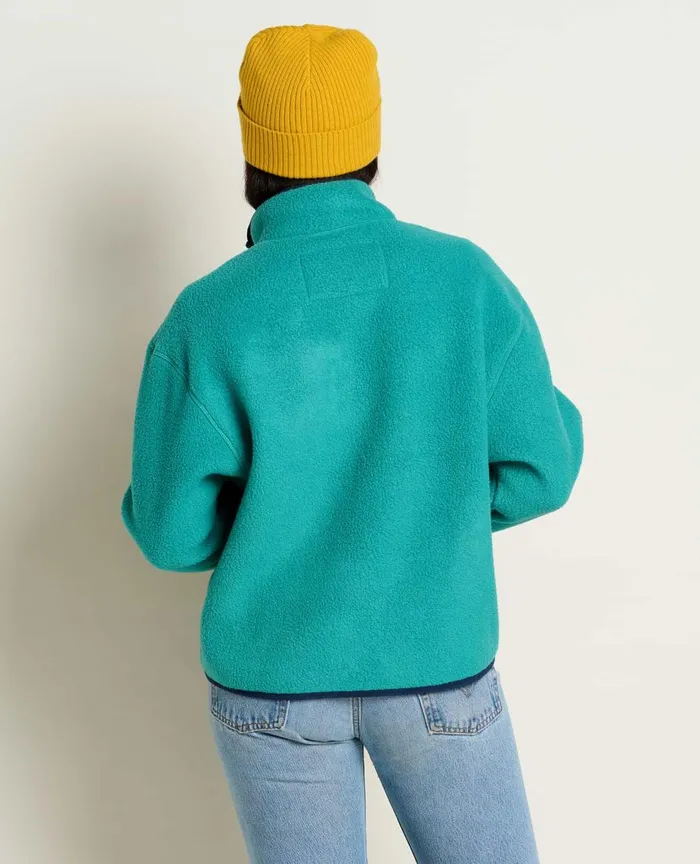 ToadandCo Jackets and Layers Women039s Campo Fleece Jacket Cyan 8211 Women039s