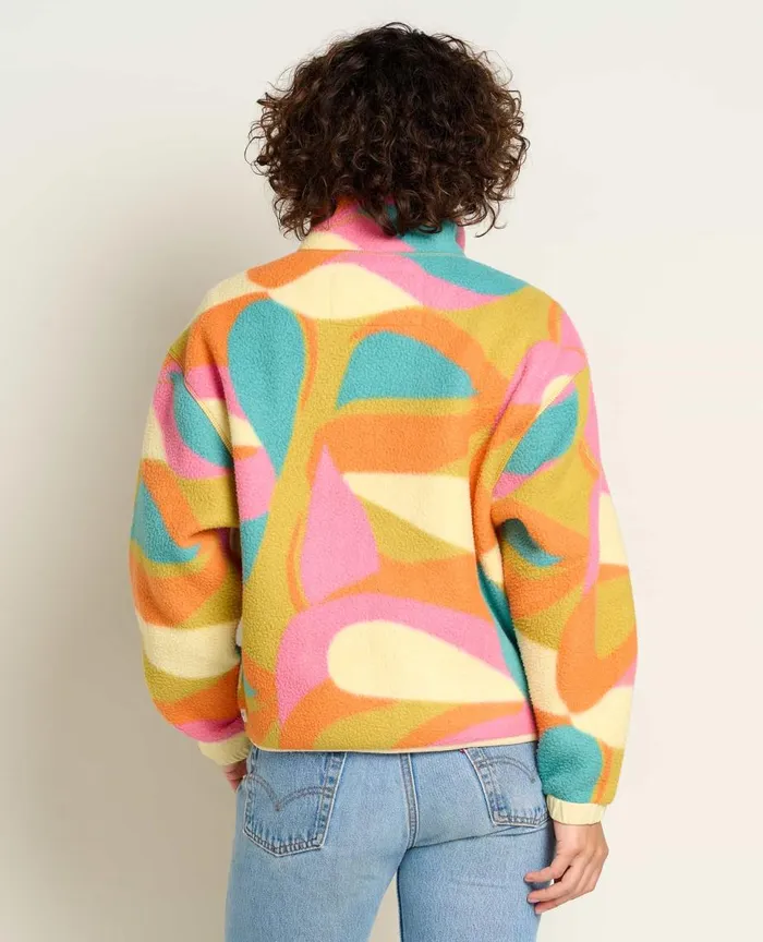 ToadandCo Jackets and Layers Women039s Campo Fleece Jacket Shapes Print 8211 Women039s