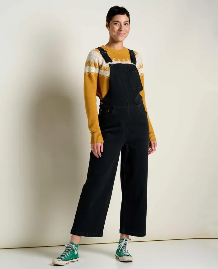 ToadandCo Jumpsuits and Overalls Balsam Seeded Denim Overall Washed Black 8211 Women039s