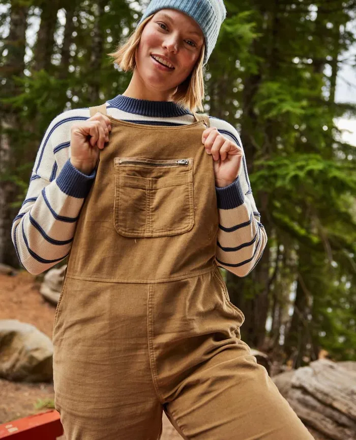 ToadandCo Jumpsuits and Overalls Scouter Cord Overall Honey Brown 8211 Women039s