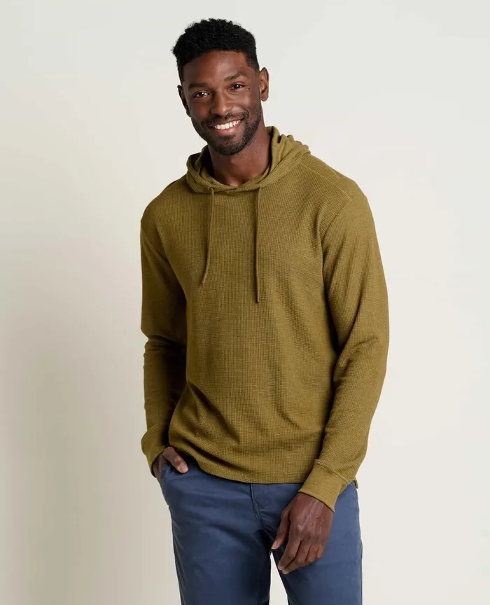 ToadandCo Loungewear and Sleep Framer II Long Sleeve Hoodie Fir 8211 Men039s