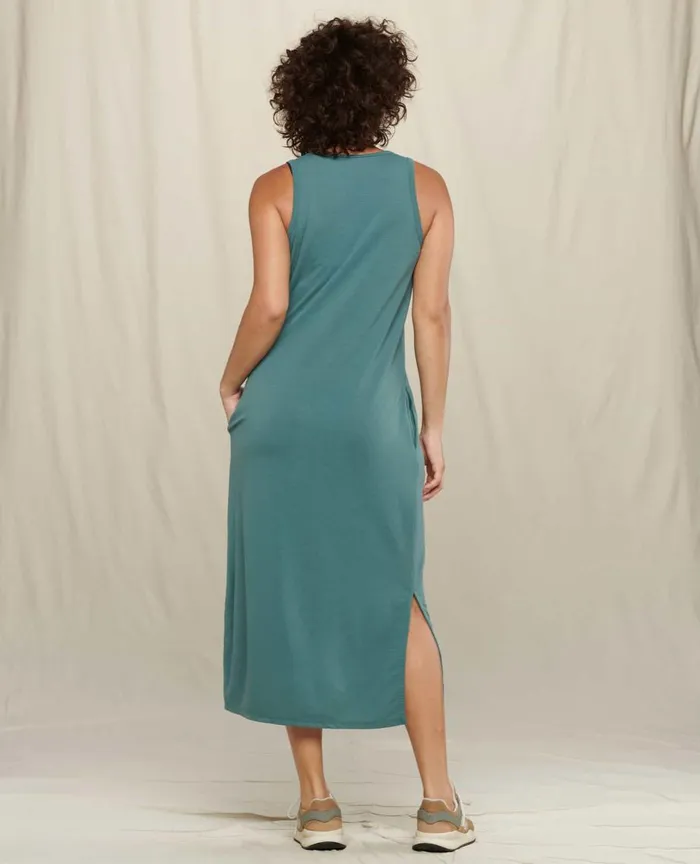 ToadandCo Loungewear and Sleep Piru Henley Midi Tank Dress Silver Pine 8211 Women039s ToadandCo Loungewear and Sleep Piru Henley Midi Tank Dress Silver Pine 8211 Women039s
