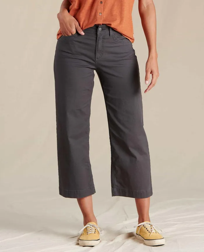 ToadandCo Pants Earthworks Wide Leg Pant Soot 8211 Women039s