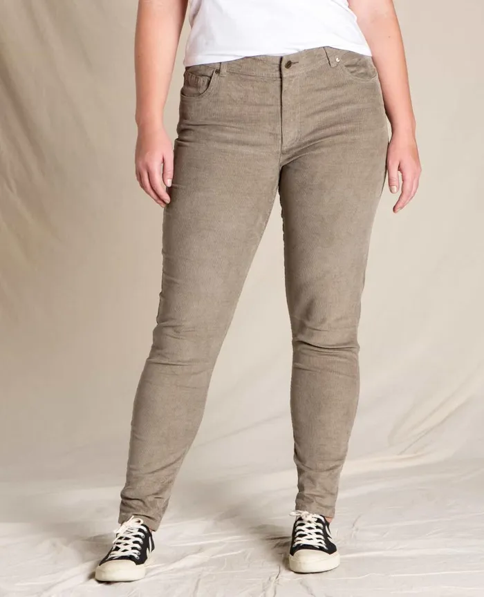 ToadandCo Pants Karuna Cord 5 Pocket Skinny Pant Dark Chino 8211 Women039s
