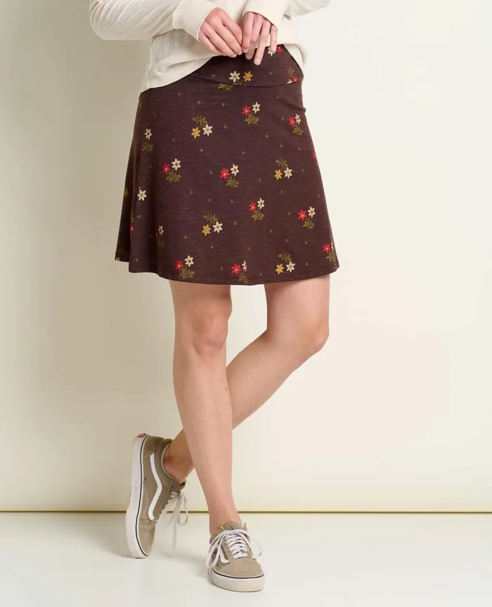 ToadandCo Skirts and Skorts Chaka Skirt Carob Duo Print 8211 Women039s