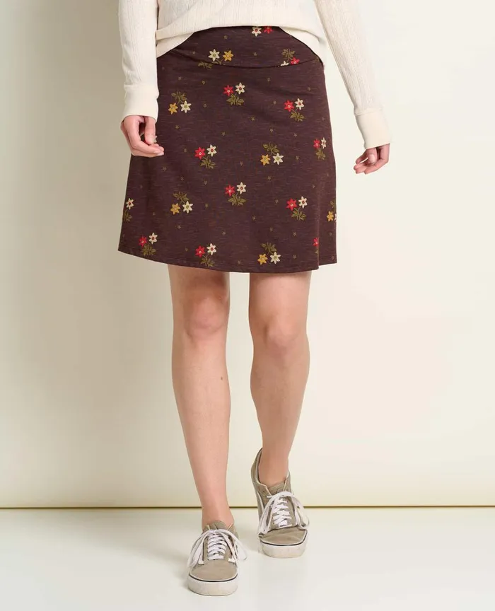 ToadandCo Skirts and Skorts Chaka Skirt Carob Duo Print 8211 Women039s