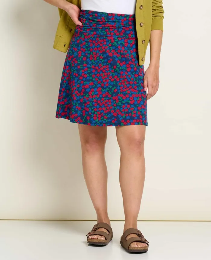 ToadandCo Skirts and Skorts Chaka Skirt True Navy Florist Print 8211 Women039s