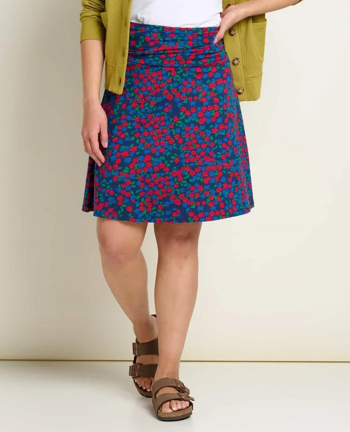 ToadandCo Skirts and Skorts Chaka Skirt True Navy Florist Print 8211 Women039s