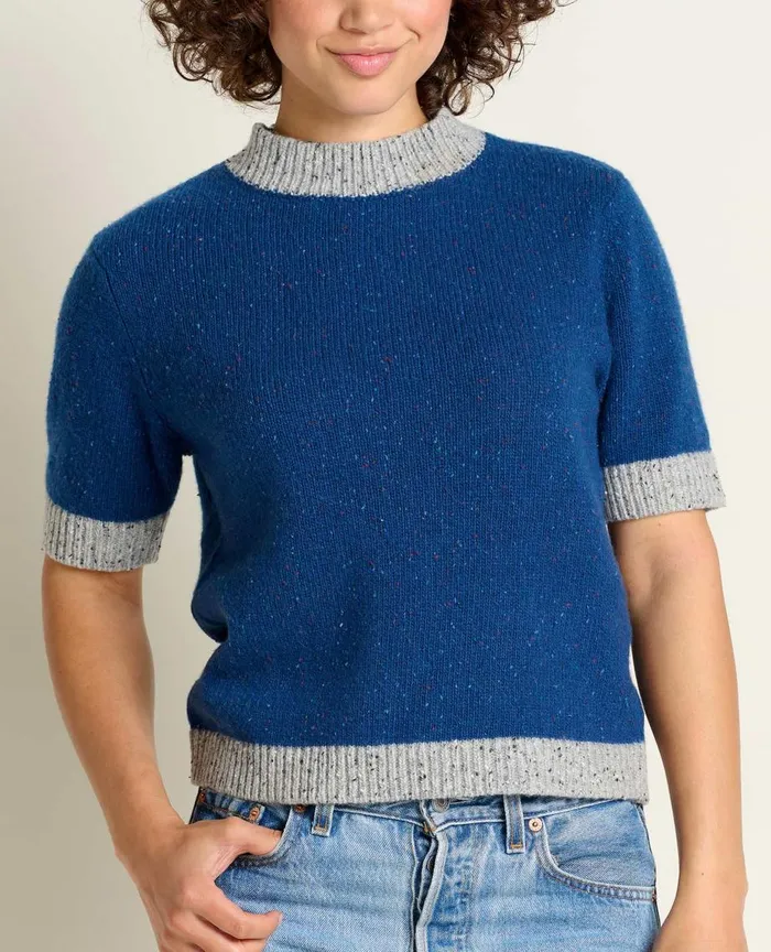 ToadandCo Sweaters Wilde Short Sleeve Sweater True Navy 8211 Women039s