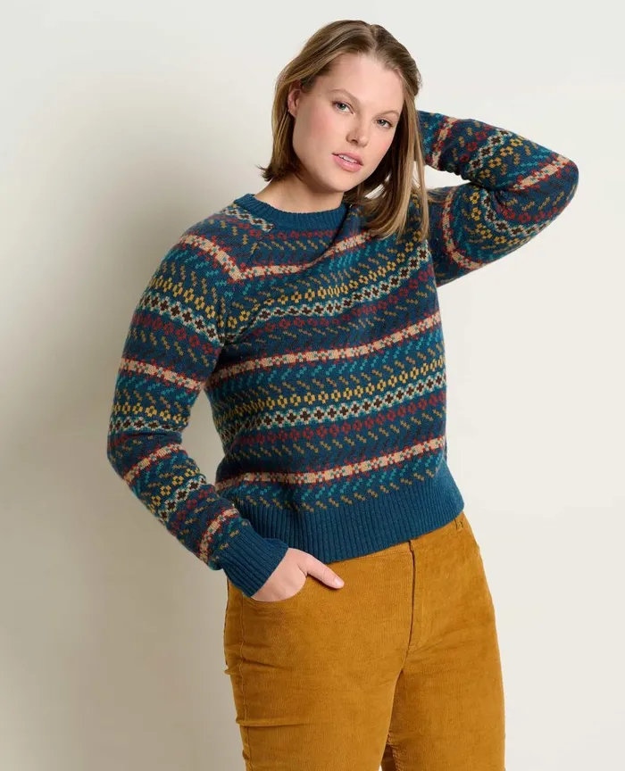 ToadandCo Sweaters Women039s Cazadero Crew Sweater Midnight 8211 Women039s