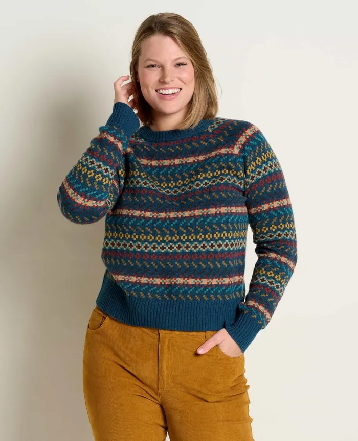 ToadandCo Sweaters Women039s Cazadero Crew Sweater Midnight 8211 Women039s