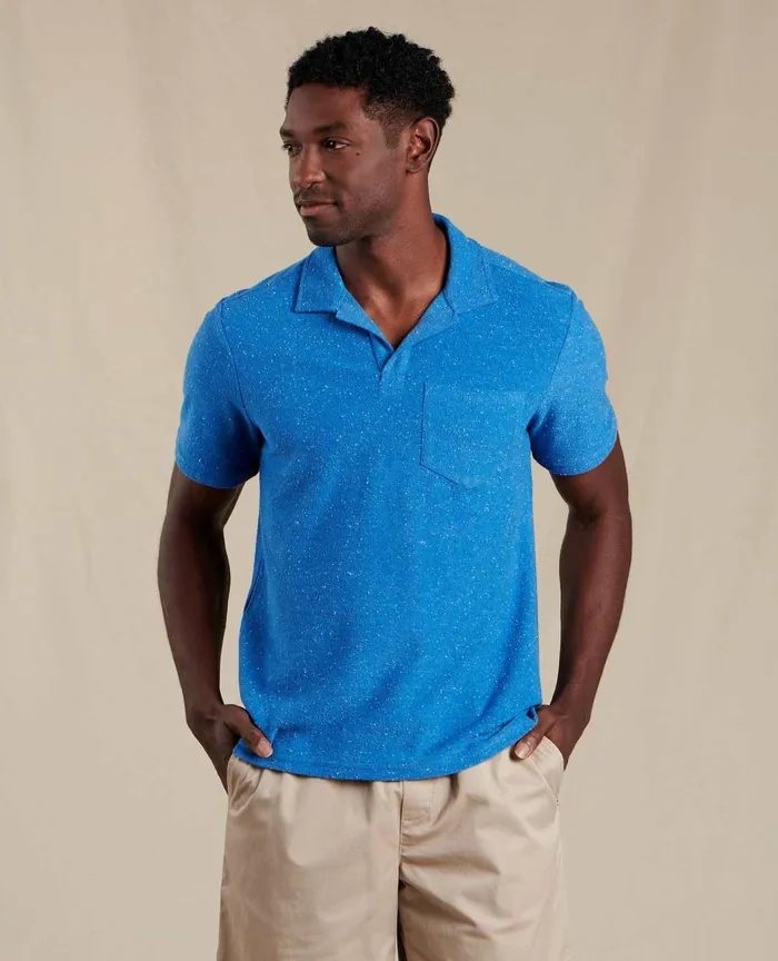 ToadandCo TShirts Men039s Eventide Terry Short Sleeve Polo High Dive 8211 Men039s