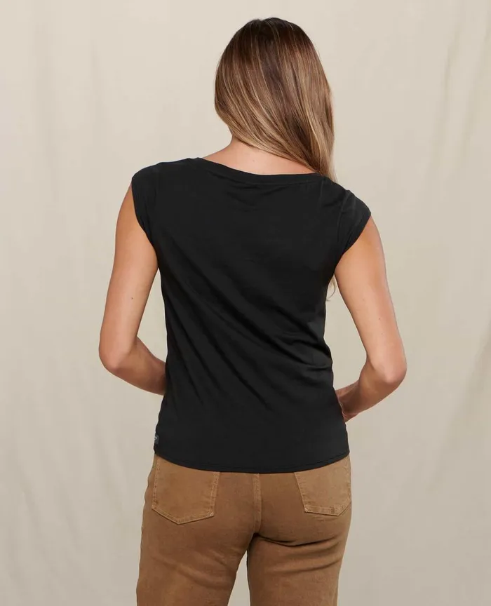 ToadandCo Tops and TShirts Anza Short Sleeve Shirt Black 8211 Women039s
