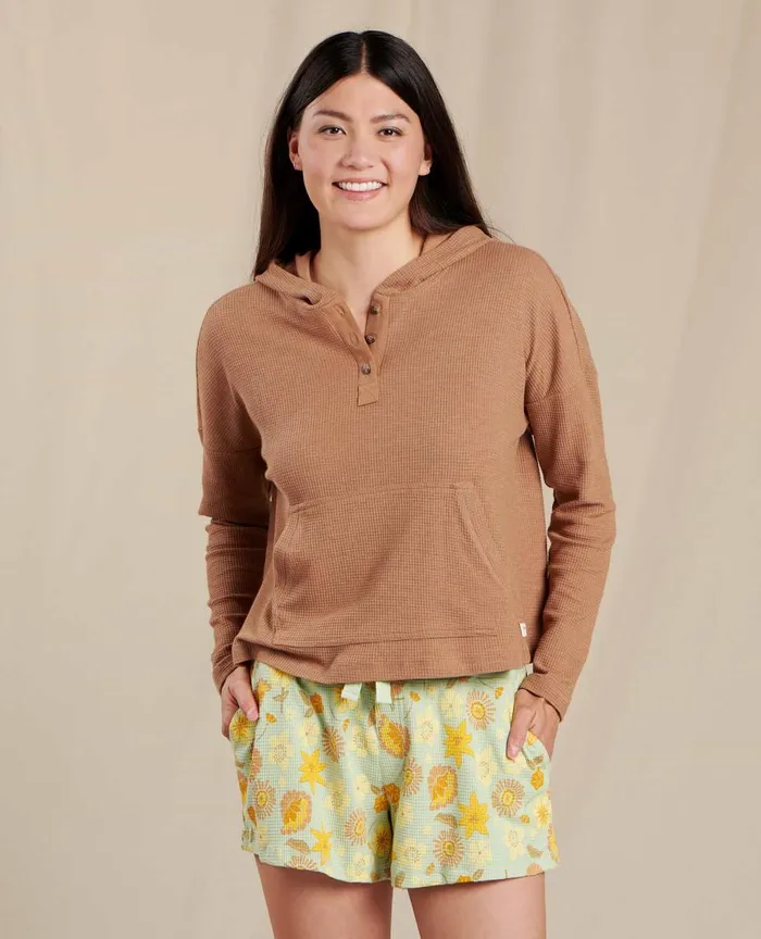 ToadandCo Tops and TShirts Foothill Long Sleeve Hoodie Adobe 8211 Women039s