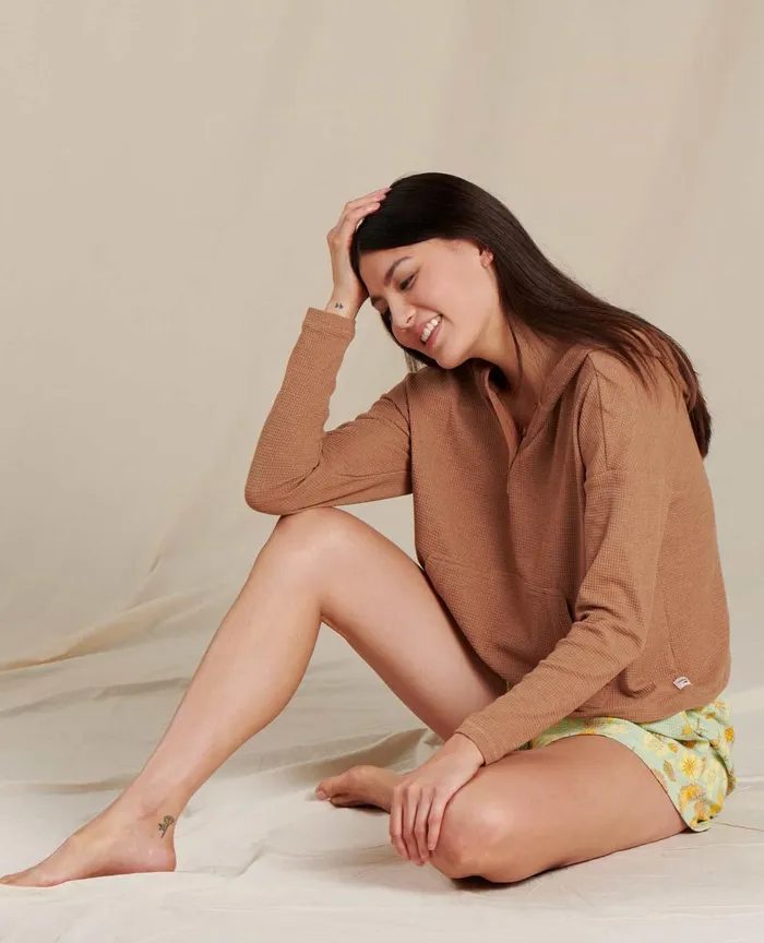 ToadandCo Tops and TShirts Foothill Long Sleeve Hoodie Adobe 8211 Women039s