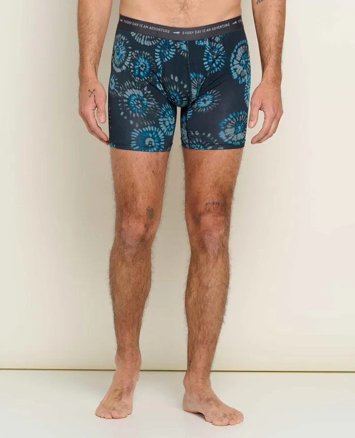 ToadandCo Underwear and Accessories Men039s Boxer Brief True Navy Tie Dye Print 8211 Men039s