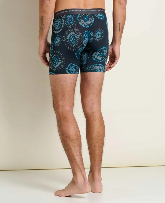 ToadandCo Underwear and Accessories Men039s Boxer Brief True Navy Tie Dye Print 8211 Men039s