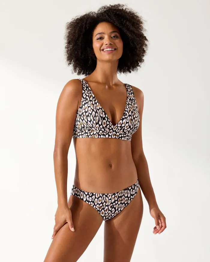 Tommy Bahama Bikini Tops Palm Modern Safari Cat VNeck Bikini Top Black 8211 Women Tommy Bahama Bikini Tops Palm Modern Safari Cat VNeck Bikini Top Black 8211 Women
