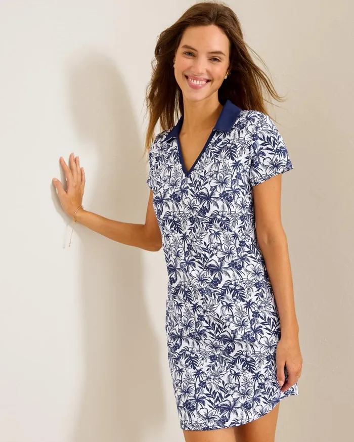 Tommy Bahama Dresses Aubrey Seaport Resort IslandZone Dress Island Navy 8211 Women