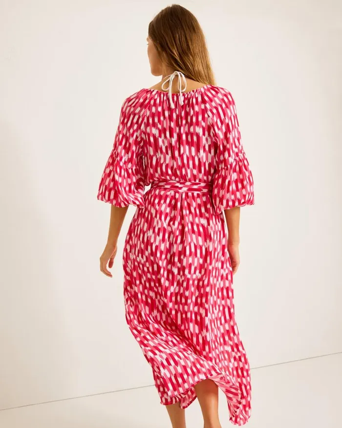 Tommy Bahama Dresses Ikat Stripe Midi Coverup Dress Red Hibiscus 8211 Women Tommy Bahama Dresses Ikat Stripe Midi Coverup Dress Red Hibiscus 8211 Women