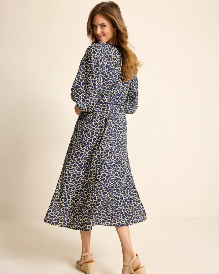 Tommy Bahama Dresses Safari Spots Midi Dress Island Navy 8211 Women Tommy Bahama Dresses Safari Spots Midi Dress Island Navy 8211 Women