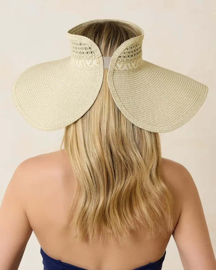 Tommy Bahama Hats and Caps Packable Everyday Full Coverage Visor Mixed Natural 8211 Women Tommy Bahama Hats and Caps Packable Everyday Full Coverage Visor Mixed Natural 8211 Women