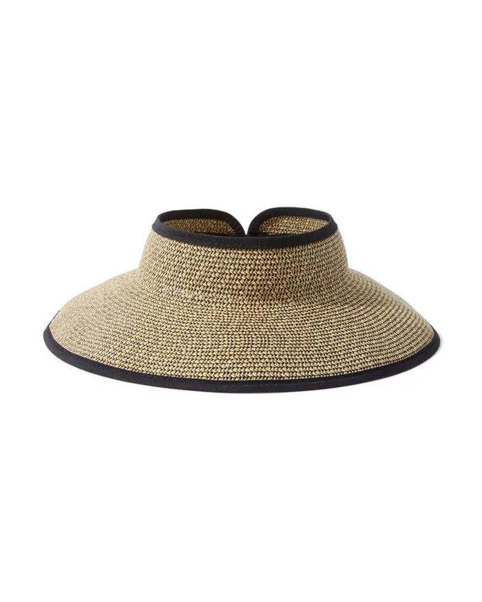 Tommy Bahama Hats and Caps Packable UltraBraid Visor Black Multi 8211 Women Tommy Bahama Hats and Caps Packable UltraBraid Visor Black Multi 8211 Women