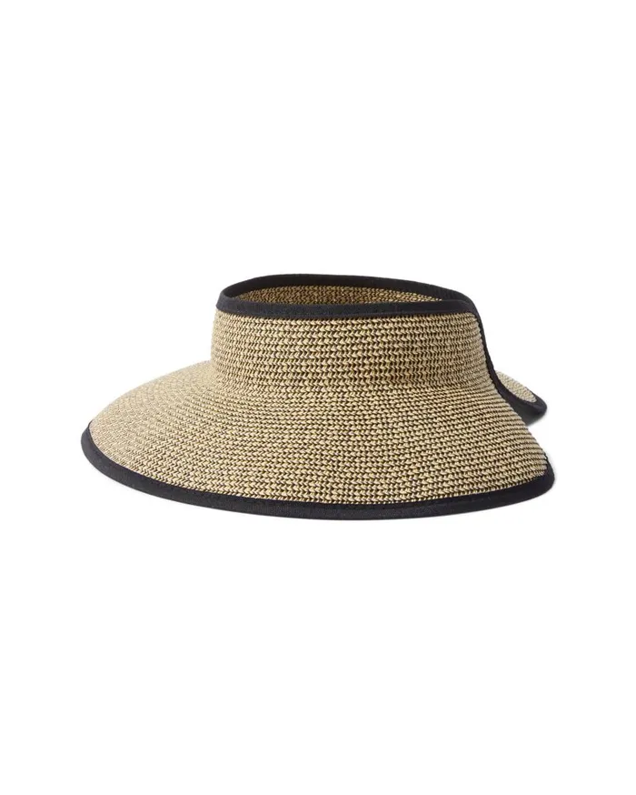 Tommy Bahama Hats and Caps Packable UltraBraid Visor Black Multi 8211 Women Tommy Bahama Hats and Caps Packable UltraBraid Visor Black Multi 8211 Women