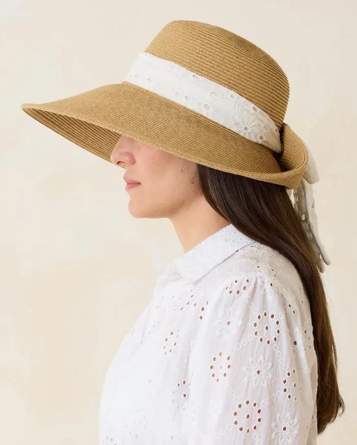 Tommy Bahama Hats and Caps UltraBraid Bow Sun Hat White 8211 Women Tommy Bahama Hats and Caps UltraBraid Bow Sun Hat White 8211 Women