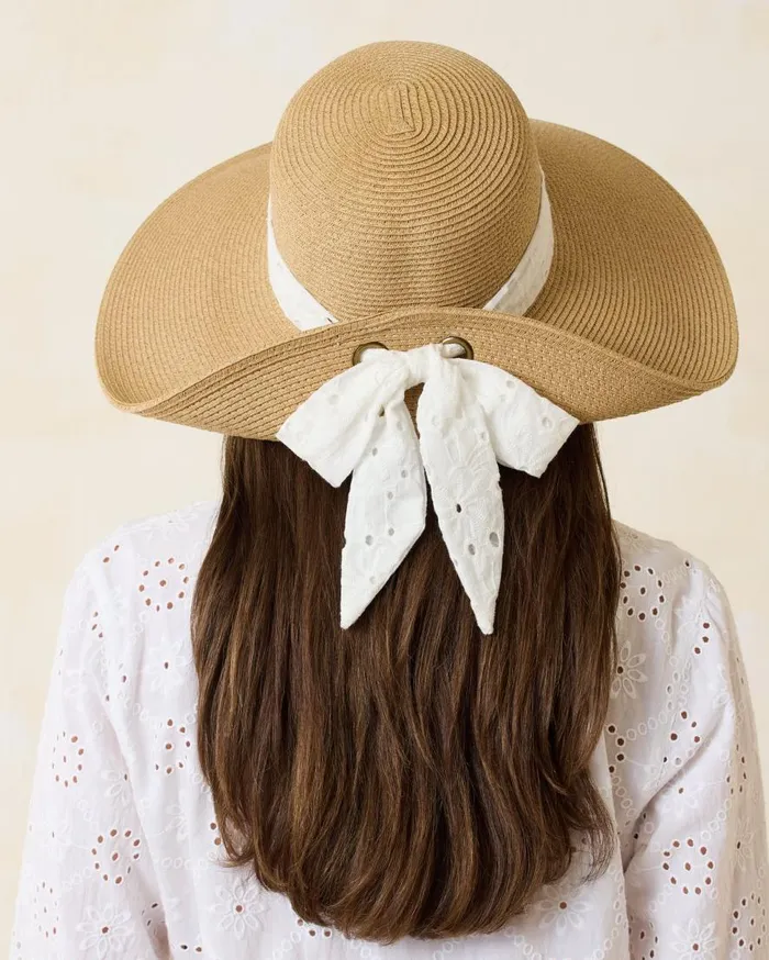 Tommy Bahama Hats and Caps UltraBraid Bow Sun Hat White 8211 Women Tommy Bahama Hats and Caps UltraBraid Bow Sun Hat White 8211 Women
