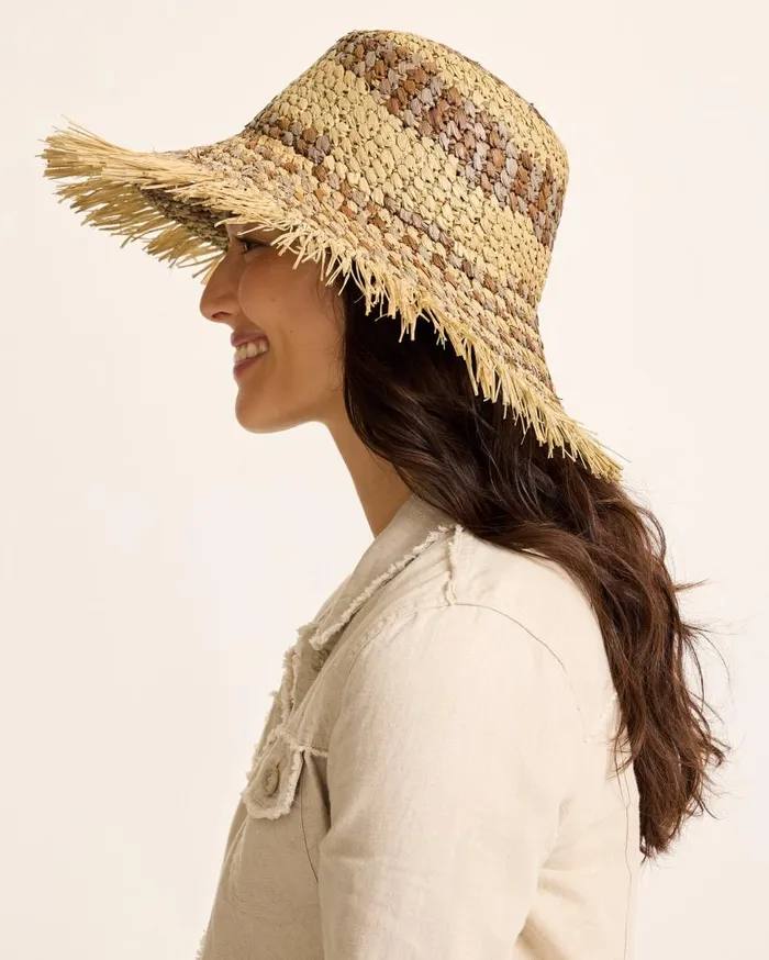 Tommy Bahama Hats and Caps Waverly Frayed Edge Raffia Sun Hat Brown 8211 Women Tommy Bahama Hats and Caps Waverly Frayed Edge Raffia Sun Hat Brown 8211 Women