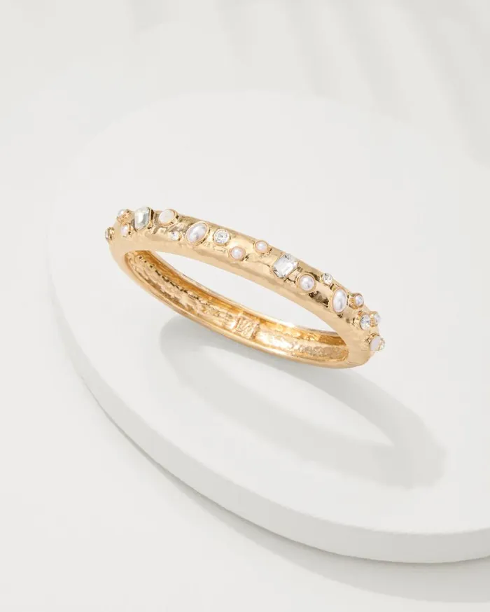 Tommy Bahama Jewelry Tidal Treasure Mother Of Pearl And Stone Bangle Gold 8211 Women