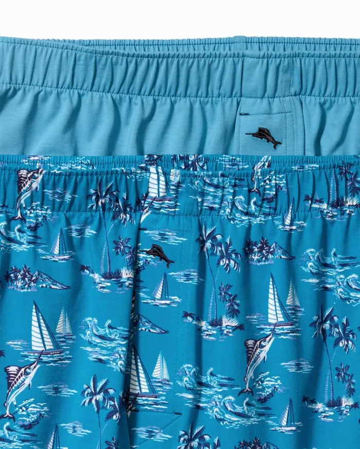 Tommy Bahama Loungewear and Pajamas Cotton Knit Marlin Print Boxers 2Pack Slate Teal 8211 Men Tommy Bahama Loungewear and Pajamas Cotton Knit Marlin Print Boxers 2Pack Slate Teal 8211 Men
