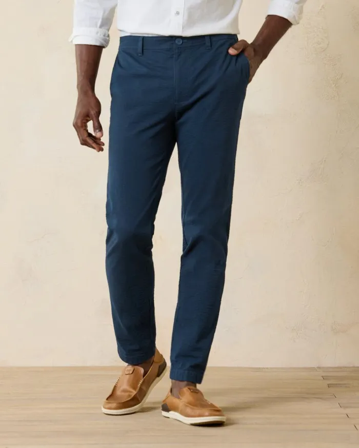 Tommy Bahama Pants and Chinos Nova Wave HalfElastic Waist Seersucker Pants Maritime 8211 Men