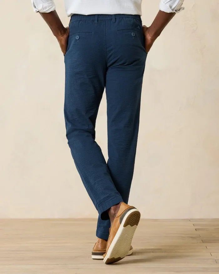Tommy Bahama Pants and Chinos Nova Wave HalfElastic Waist Seersucker Pants Maritime 8211 Men Tommy Bahama Pants and Chinos Nova Wave HalfElastic Waist Seersucker Pants Maritime 8211 Men