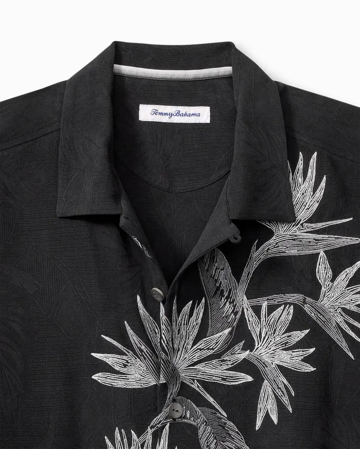 Tommy Bahama Shirts Across Paradise Silk Camp Shirt Black 8211 Men Tommy Bahama Shirts Across Paradise Silk Camp Shirt Black 8211 Men