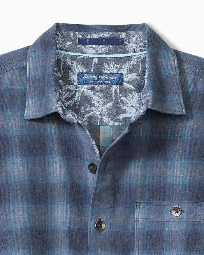 Tommy Bahama Shirts Coastline Cord Stretch Ombr Check Shirt Dockside Blue 8211 Men Tommy Bahama Shirts Coastline Cord Stretch Ombr Check Shirt Dockside Blue 8211 Men