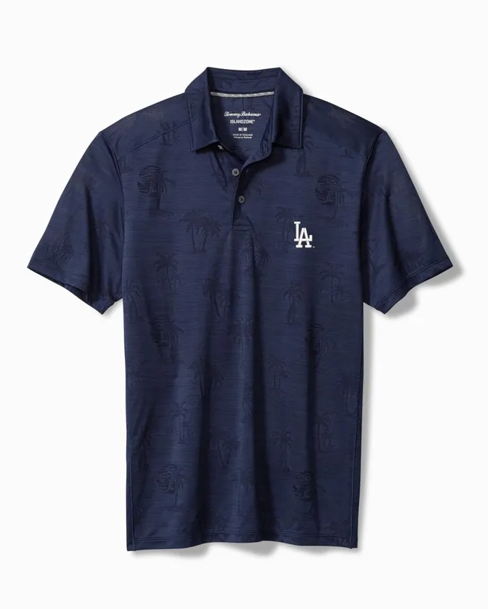 Tommy Bahama Shirts MLB Palm Coast Palmera IslandZone Polo Losangelesdodgers 8211 Men