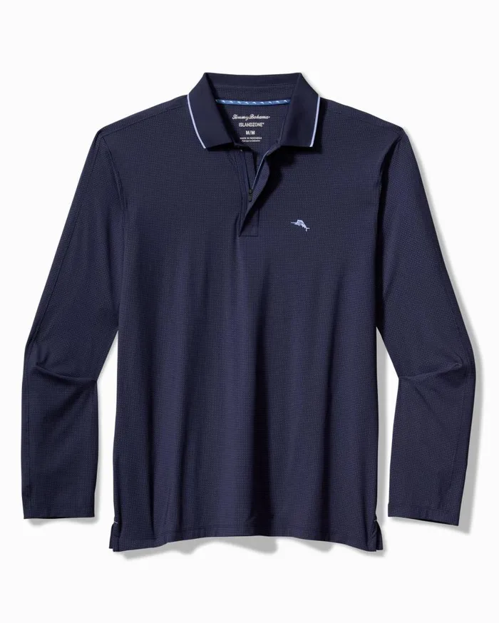 Tommy Bahama Shirts Palm Desert Fairway IslandZone LongSleeve Polo Aleutian Night 8211 Men Tommy Bahama Shirts Palm Desert Fairway IslandZone LongSleeve Polo Aleutian Night 8211 Men