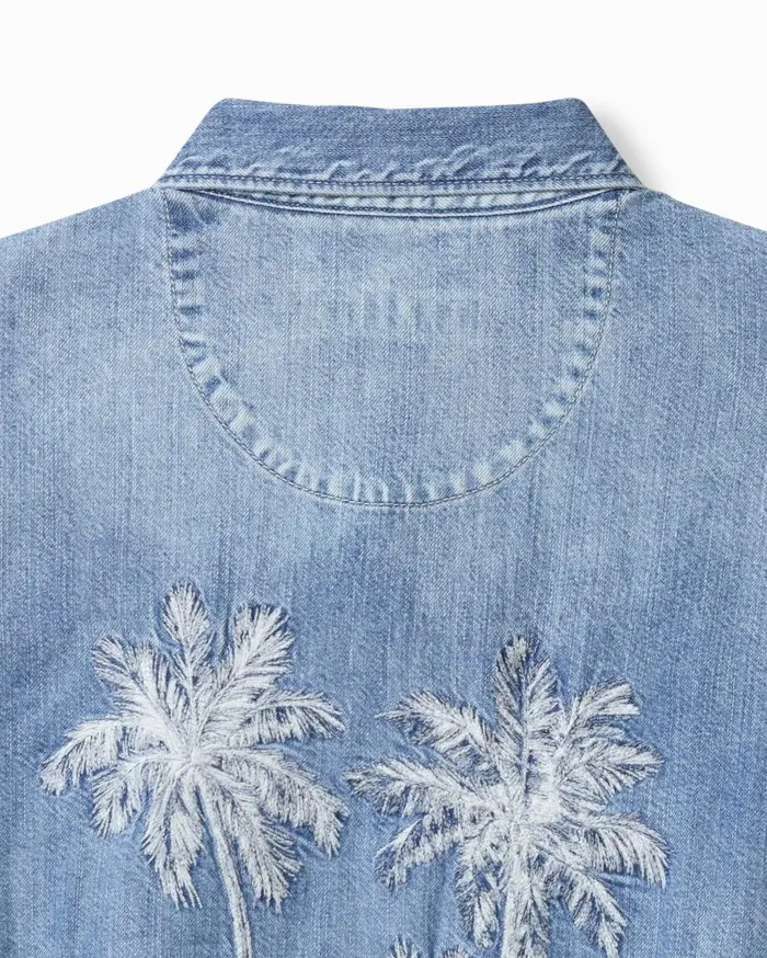 Tommy Bahama Shirts Palm Reflections LongSleeve Shirt Blue Jean 8211 Men Tommy Bahama Shirts Palm Reflections LongSleeve Shirt Blue Jean 8211 Men
