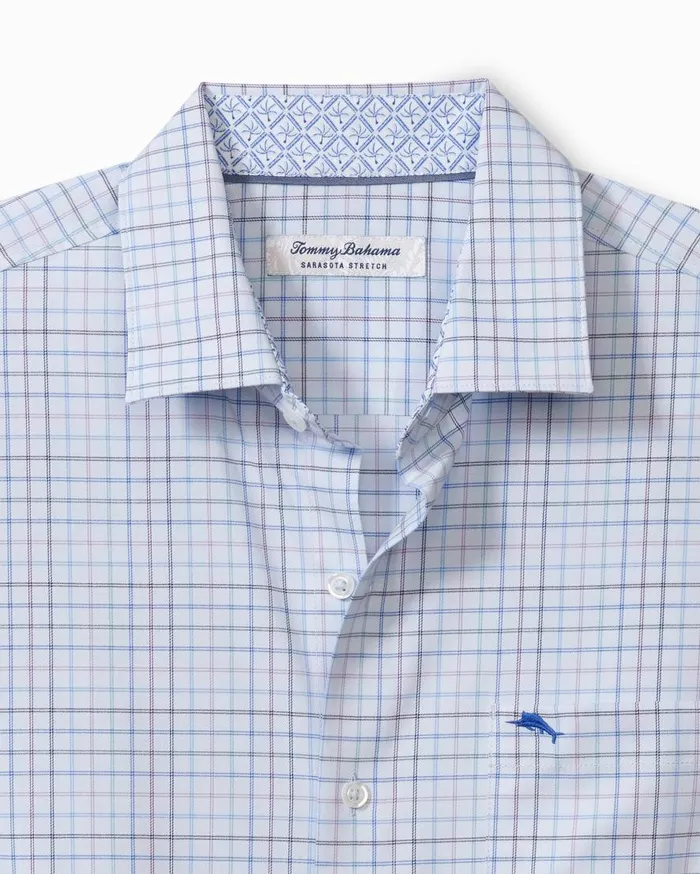 Tommy Bahama Shirts Sarasota Stretch Cabo Check IslandZone Shirt Chambray Blue 8211 Men Tommy Bahama Shirts Sarasota Stretch Cabo Check IslandZone Shirt Chambray Blue 8211 Men
