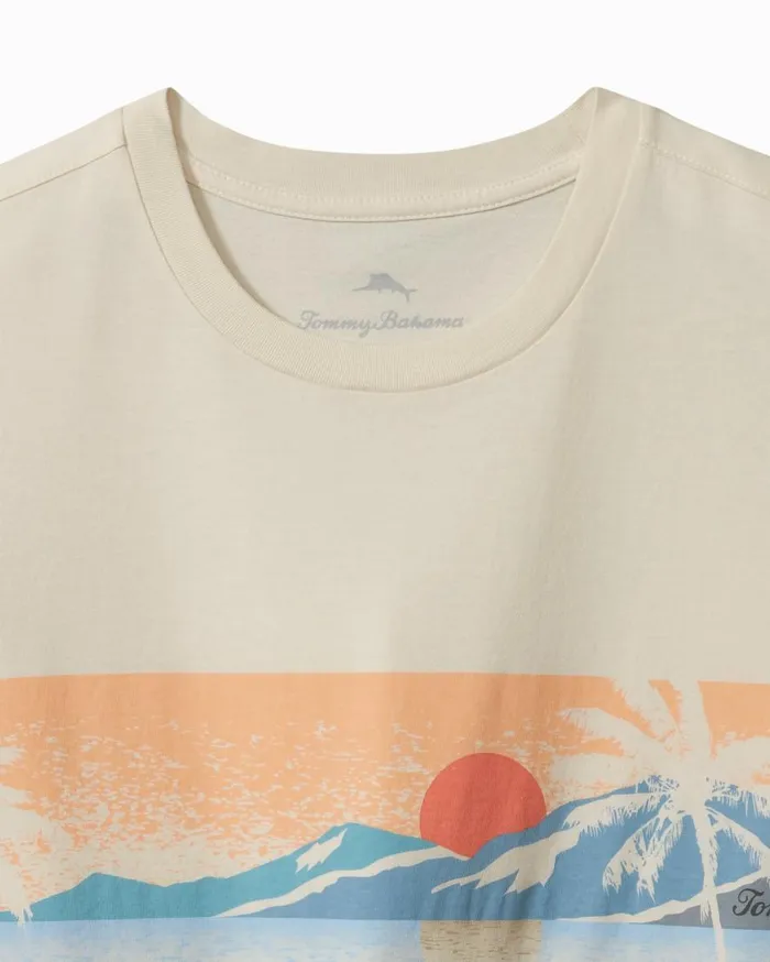 Tommy Bahama Shirts Sunset Hour Graphic TShirt Vanilla Ice 8211 Men Tommy Bahama Shirts Sunset Hour Graphic TShirt Vanilla Ice 8211 Men