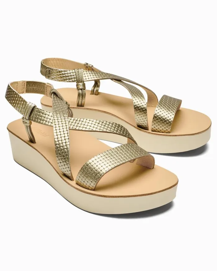 Tommy Bahama Shoes and Sandals Olukai Onohi Strappy Platform Sandals Bubbly 8211 Women