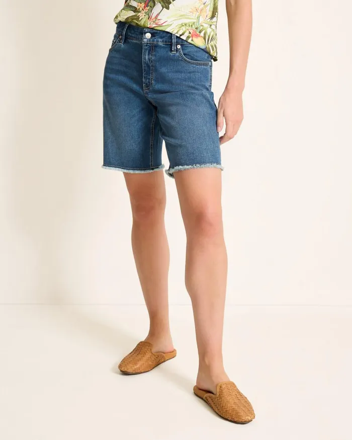 Tommy Bahama Shorts CutOff Bermuda Denim Shorts Med Playa Wash 8211 Women Tommy Bahama Shorts CutOff Bermuda Denim Shorts Med Playa Wash 8211 Women